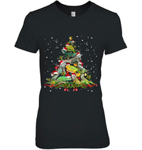 Load image into Gallery viewer, Funny Iguanas Christmas Tree Ornament Decor T-Shirt, Ladies T-Shirt,  Sweatshirt, Hoodie 2D
