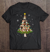 Load image into Gallery viewer, Cavalier King Charles Spaniel Christmas Tree Xmas T-Shirt, Ladies T-Shirt,  Sweatshirt, Hoodie 2D
