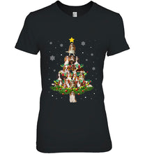 Load image into Gallery viewer, Cavalier King Charles Spaniel Christmas Tree Xmas T-Shirt, Ladies T-Shirt,  Sweatshirt, Hoodie 2D

