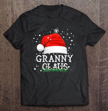 Load image into Gallery viewer, Granny Santa Claus Funny Family Christmas Pj For Grandma T-Shirt, Ladies T-Shirt, LongSleeve, Sweatshirt, Hoodie 2D
