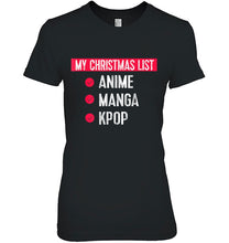 Load image into Gallery viewer, Funny Kpop Anime Manga Christmas T-Shirt, Ladies T-Shirt, LongSleeve, Sweatshirt, Hoodie 2D

