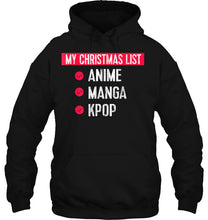 Load image into Gallery viewer, Funny Kpop Anime Manga Christmas T-Shirt, Ladies T-Shirt, LongSleeve, Sweatshirt, Hoodie 2D

