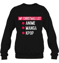 Load image into Gallery viewer, Funny Kpop Anime Manga Christmas T-Shirt, Ladies T-Shirt, LongSleeve, Sweatshirt, Hoodie 2D
