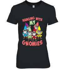 Load image into Gallery viewer, Hanging With My Gnomies Gnome Christmas Lovers T-Shirt, Ladies T-Shirt,  Sweatshirt, Hoodie 2D
