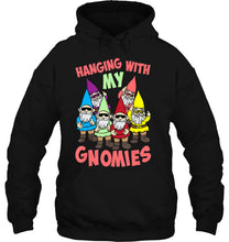 Load image into Gallery viewer, Hanging With My Gnomies Gnome Christmas Lovers T-Shirt, Ladies T-Shirt,  Sweatshirt, Hoodie 2D
