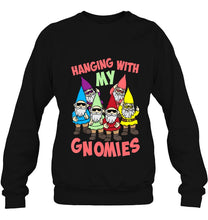Load image into Gallery viewer, Hanging With My Gnomies Gnome Christmas Lovers T-Shirt, Ladies T-Shirt,  Sweatshirt, Hoodie 2D
