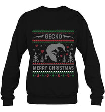 Load image into Gallery viewer, Gecko Funny Ugly Christmas Sweater Style T-Shirt, Ladies T-Shirt,  Sweatshirt, Hoodie 2D
