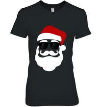 Load image into Gallery viewer, Hipster Santa Claus With Sunglasses Funny Gift For Christmas T-Shirt, Ladies T-Shirt, LongSleeve, Sweatshirt, Hoodie 2D
