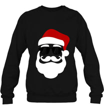 Load image into Gallery viewer, Hipster Santa Claus With Sunglasses Funny Gift For Christmas T-Shirt, Ladies T-Shirt, LongSleeve, Sweatshirt, Hoodie 2D
