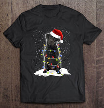 Load image into Gallery viewer, Christmas Black Labrador Dog Lover T-Shirt, Ladies T-Shirt, LongSleeve, Sweatshirt, Hoodie 2D
