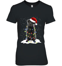Load image into Gallery viewer, Christmas Black Labrador Dog Lover T-Shirt, Ladies T-Shirt, LongSleeve, Sweatshirt, Hoodie 2D
