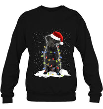 Load image into Gallery viewer, Christmas Black Labrador Dog Lover T-Shirt, Ladies T-Shirt, LongSleeve, Sweatshirt, Hoodie 2D
