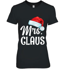 Load image into Gallery viewer, Funny Mrs. Claus Christmas Matching Couple Pajama Santa Gift T-Shirt, Ladies T-Shirt,  Sweatshirt, Hoodie 2D
