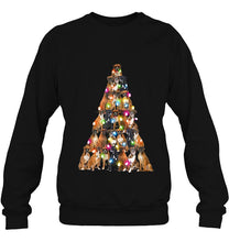 Load image into Gallery viewer, Boxer Christmas Tree Xmas Gift For Boxer Dog T-Shirt, Ladies T-Shirt,  Sweatshirt, Hoodie 2D
