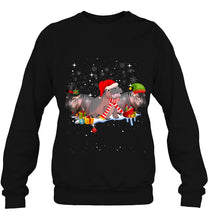 Load image into Gallery viewer, Hippo Fiona Cute Christmas T-Shirt, Ladies T-Shirt,  Sweatshirt, Hoodie 2D

