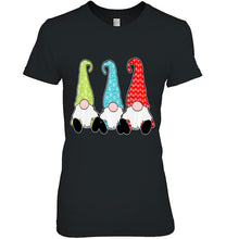 Load image into Gallery viewer, 3 Nordic Gnomes Winter Christmas Swedish Tomte Colorful T-Shirt, Ladies T-Shirt,  Sweatshirt, Hoodie 2D
