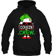 Load image into Gallery viewer, Cousin Crew Elf Christmas Family Matching Pajamas T-Shirt, Ladies T-Shirt,  Sweatshirt, Hoodie 2D
