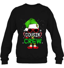 Load image into Gallery viewer, Cousin Crew Elf Christmas Family Matching Pajamas T-Shirt, Ladies T-Shirt,  Sweatshirt, Hoodie 2D
