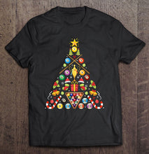 Load image into Gallery viewer, Billiard Ornament Christmas Tree Hockey Lover Xmas T-Shirt, Ladies T-Shirt,  Sweatshirt, Hoodie 2D
