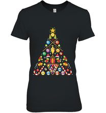 Load image into Gallery viewer, Billiard Ornament Christmas Tree Hockey Lover Xmas T-Shirt, Ladies T-Shirt,  Sweatshirt, Hoodie 2D
