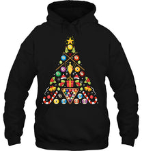 Load image into Gallery viewer, Billiard Ornament Christmas Tree Hockey Lover Xmas T-Shirt, Ladies T-Shirt,  Sweatshirt, Hoodie 2D
