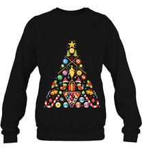 Load image into Gallery viewer, Billiard Ornament Christmas Tree Hockey Lover Xmas T-Shirt, Ladies T-Shirt,  Sweatshirt, Hoodie 2D
