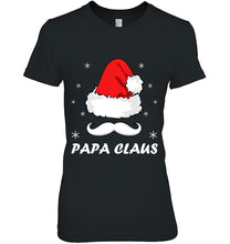 Load image into Gallery viewer, Gift For Dad Papa Claus Christmas SIZE GUIDE T-Shirt, Ladies T-Shirt,  Sweatshirt, Hoodie 2D
