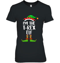 Load image into Gallery viewer, I’m The T-Rex Elf Shirt Matching Family Group Christmas T-Shirt, Ladies T-Shirt, LongSleeve, Sweatshirt, Hoodie 2D
