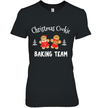 Load image into Gallery viewer, Christmas Cookie Baking Team T-Shirt, Ladies T-Shirt, LongSleeve, Sweatshirt, Hoodie 2D
