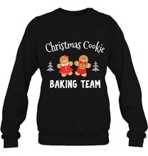 Load image into Gallery viewer, Christmas Cookie Baking Team T-Shirt, Ladies T-Shirt, LongSleeve, Sweatshirt, Hoodie 2D
