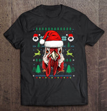 Load image into Gallery viewer, Chicken Ugly Christmas Santa Hat Xmas Gifts T-Shirt, Ladies T-Shirt,  Sweatshirt, Hoodie 2D
