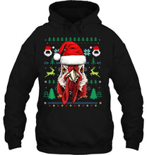 Load image into Gallery viewer, Chicken Ugly Christmas Santa Hat Xmas Gifts T-Shirt, Ladies T-Shirt,  Sweatshirt, Hoodie 2D
