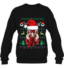 Load image into Gallery viewer, Chicken Ugly Christmas Santa Hat Xmas Gifts T-Shirt, Ladies T-Shirt,  Sweatshirt, Hoodie 2D
