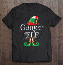 Load image into Gallery viewer, Gamer Elf Shirt Gift Funny Costume Matching Christmas Gamer T-Shirt, Ladies T-Shirt, LongSleeve, Sweatshirt, Hoodie 2D
