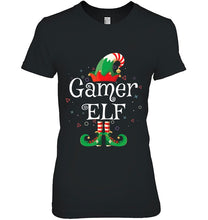 Load image into Gallery viewer, Gamer Elf Shirt Gift Funny Costume Matching Christmas Gamer T-Shirt, Ladies T-Shirt, LongSleeve, Sweatshirt, Hoodie 2D
