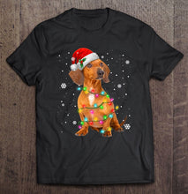 Load image into Gallery viewer, Dachshund Dogs Tree Christmas Sweater Xmas Gifts For Pet Dog T-Shirt, Ladies T-Shirt,  Sweatshirt, Hoodie 2D
