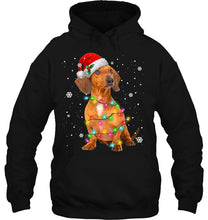 Load image into Gallery viewer, Dachshund Dogs Tree Christmas Sweater Xmas Gifts For Pet Dog T-Shirt, Ladies T-Shirt,  Sweatshirt, Hoodie 2D
