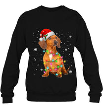 Load image into Gallery viewer, Dachshund Dogs Tree Christmas Sweater Xmas Gifts For Pet Dog T-Shirt, Ladies T-Shirt,  Sweatshirt, Hoodie 2D
