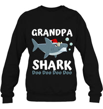 Load image into Gallery viewer, Grandpa Shark Christmas Shirt Mommy Shark Daddy Shark Baby T-Shirt, Ladies T-Shirt, LongSleeve, Sweatshirt, Hoodie 2D
