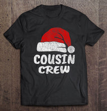 Load image into Gallery viewer, Cousin Crew Santa Christmas Family Matching Pajamas  T-Shirt, Ladies T-Shirt,  Sweatshirt, Hoodie 2D
