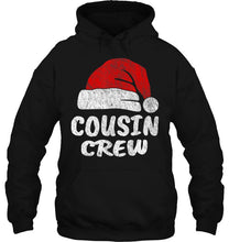 Load image into Gallery viewer, Cousin Crew Santa Christmas Family Matching Pajamas  T-Shirt, Ladies T-Shirt,  Sweatshirt, Hoodie 2D
