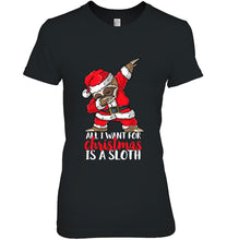 Load image into Gallery viewer, All I Want For Christmas Sloth Merry Slothmas Kids Pajama T-Shirt, Ladies T-Shirt,  Sweatshirt, Hoodie 2D
