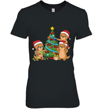 Load image into Gallery viewer, Christmas Tree Otter T-Shirt, Ladies T-Shirt, LongSleeve, Sweatshirt, Hoodie 2D
