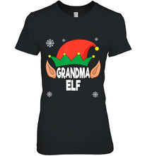 Load image into Gallery viewer, Grandma Elf Funny Matching Family Christmas T-Shirt, Ladies T-Shirt, LongSleeve, Sweatshirt, Hoodie 2D
