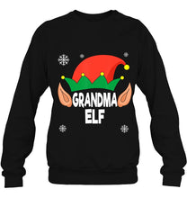 Load image into Gallery viewer, Grandma Elf Funny Matching Family Christmas T-Shirt, Ladies T-Shirt, LongSleeve, Sweatshirt, Hoodie 2D
