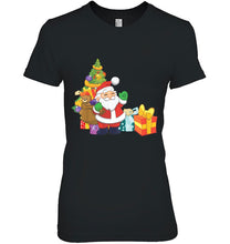 Load image into Gallery viewer, Kids Christmas Tree Santa Claus T-Shirt, Ladies T-Shirt,  Sweatshirt, Hoodie 2D
