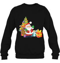 Load image into Gallery viewer, Kids Christmas Tree Santa Claus T-Shirt, Ladies T-Shirt, LongSleeve, Sweatshirt, Hoodie 2D
