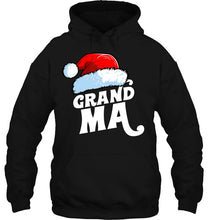 Load image into Gallery viewer, Grandma Santa Claus Hat Christmas Matching Family Pajama T-Shirt, Ladies T-Shirt, LongSleeve, Sweatshirt, Hoodie 2D
