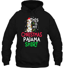Load image into Gallery viewer, Australian Shepherd Aussie This My Christmas Pajama T-Shirt, Ladies T-Shirt, LongSleeve, Sweatshirt, Hoodie 2D
