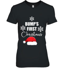 Load image into Gallery viewer, Baby First Christmas Shirt Pregnancy Reveal Gift T-Shirt, Ladies T-Shirt, LongSleeve, Sweatshirt, Hoodie 2D
